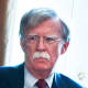 National security adviser John Bolton listens as President Donald Trump speaks.