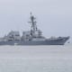 The USS Sampson (DDG 102), a U.S. Navy missile destroyer.