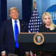 Attorney General Pam Bondi speaks alongside President Donald Trump at the White House