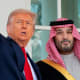 U.S. President Donald Trump with Crown Prince Mohammed bin Salman at the White House; Jen Psaki.