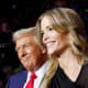 Donald Trump and media personality Megyn Kelly at Trump's campaign rally in Pittsburgh, P.A.