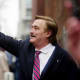 My Pillow CEO Mike Lindell waves in Washington, D.C. on Jan. 19, 2025.
