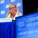 Committee member Dr. Evelyn Griffin during a meeting of the CDC's Advisory Committee On Immunization Practices at the CDC headquarters in Atlanta, G.A.