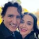 Former Canadian Prime Minister Justin Trudeau and Pop Star Katy Perry.