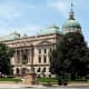 The Indiana Statehouse.
