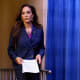 Assistant Attorney General for Civil Rights Harmeet Dhillon arrives for a news conference at the Justice Department on Sept 29, 2025 in Washington, D.C.