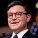 U.S. Speaker of the House Rep. Mike Johnson speaks during a news conference at the U.S. Capitol.