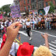 People dance during the Brooklyn Liberation's Protect Trans Youth event in New York City.