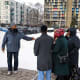 Minneapolis City Council member Jamal Osman (6th Ward) speaks to residents on Dec. 2, 2025, in Minneapolis.
