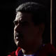 President Nicolás Maduro of Venezuela looks on during a rally on Oct. 12, 2025, in Caracas, Venezuela.