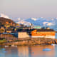 View of Greenland's coastal town of Ilulissat in 2008. Ilulissat is a UNESCO World Heritage Site because of the Jacobshavn Glacier, or Sermeq Kujalleq, which is the largest glacier outside Antarctica.
