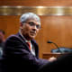 Jayanta Bhattacharya at his confirmation hearing before the Senate Committee on Capitol Hill.