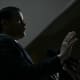 Marco Rubio, backlit.