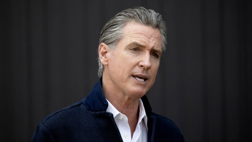 California Governor Gavin Newsom.