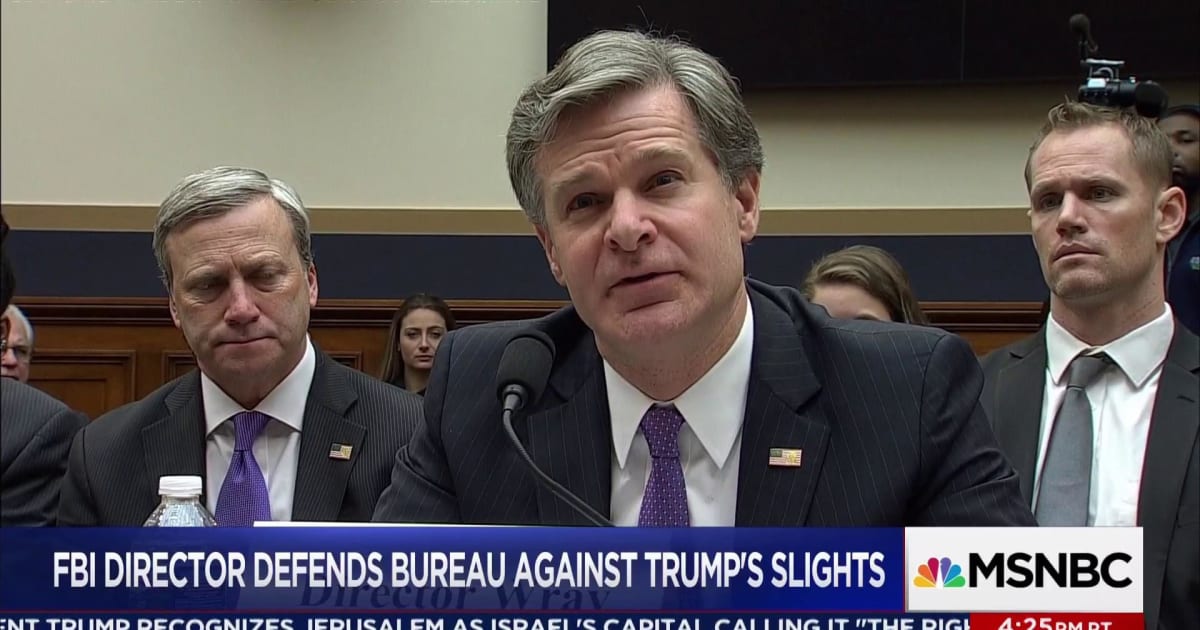 FBI Director defends agency after Trump’s attacks