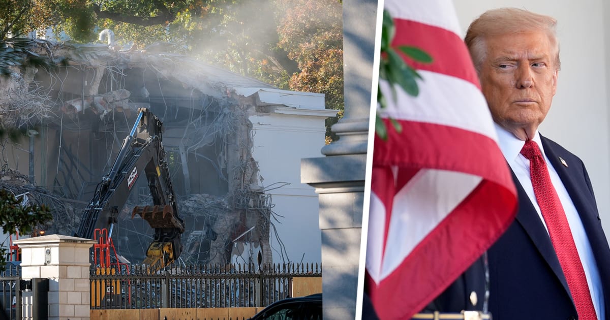 Fury grows over Trump’s White House demolition for $250 million ballroom