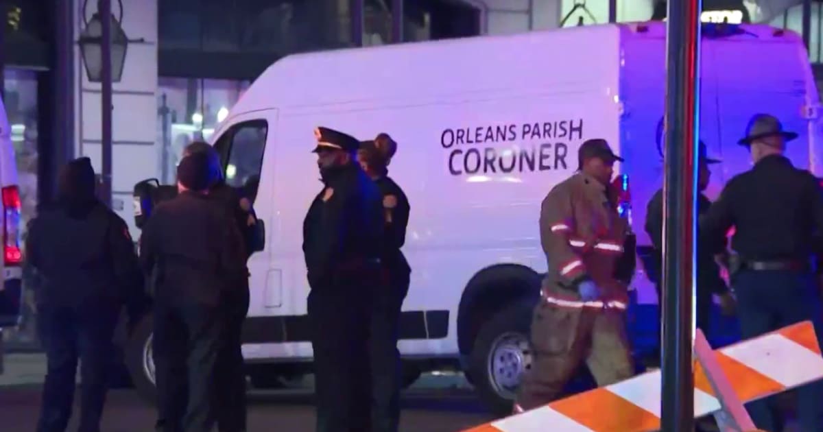 At least 10 people killed in New Orleans after vehicle plows into crowd
