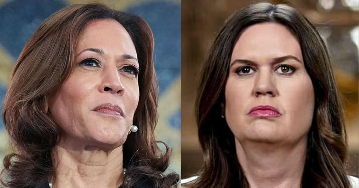 Sarah Huckabee Sanders takes 'alienating' shot at Harris for not having ...