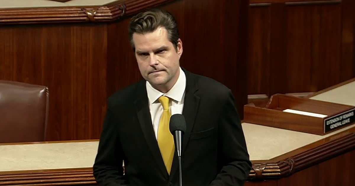Matt Gaetz files motion to vacate Kevin McCarthy's speakership