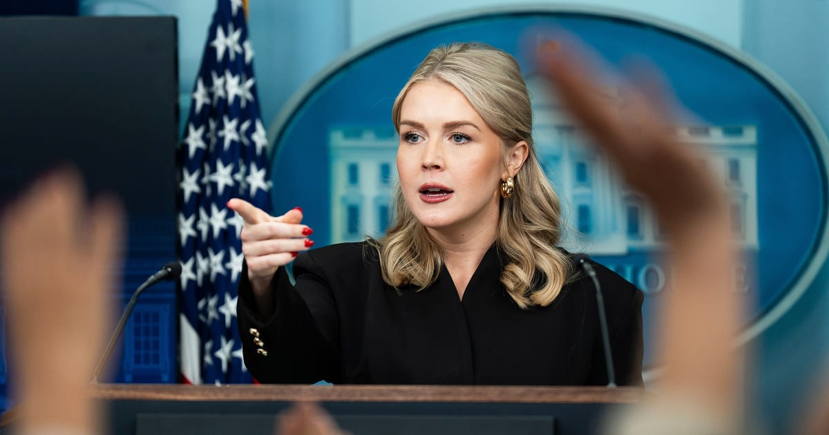 White House’s Leavitt keeps arguing with reporters. Her real fight is with reality.