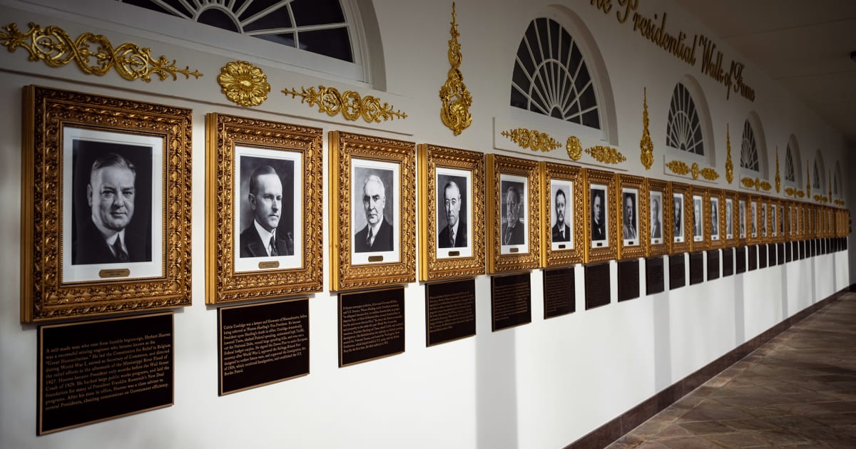 White House adds new plaques mocking some of Trump’s predecessors