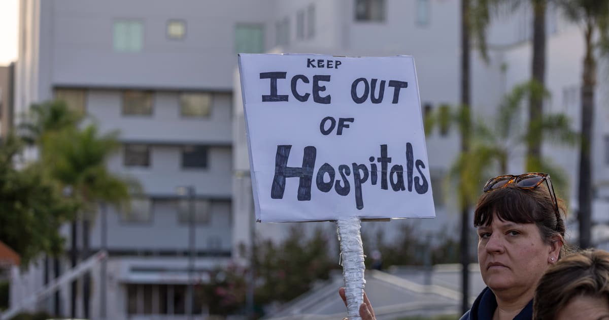 
                            I’m a doctor. ICE agents at hospitals makes our jobs a lot harder.