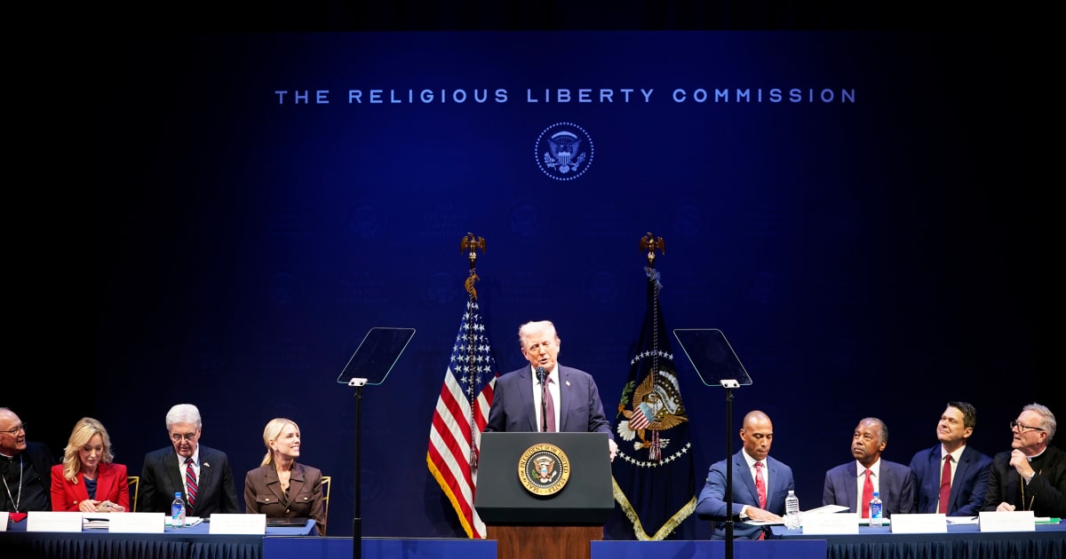 
                            Trump’s Religious Liberty Commission fragments in heated antisemitism argument