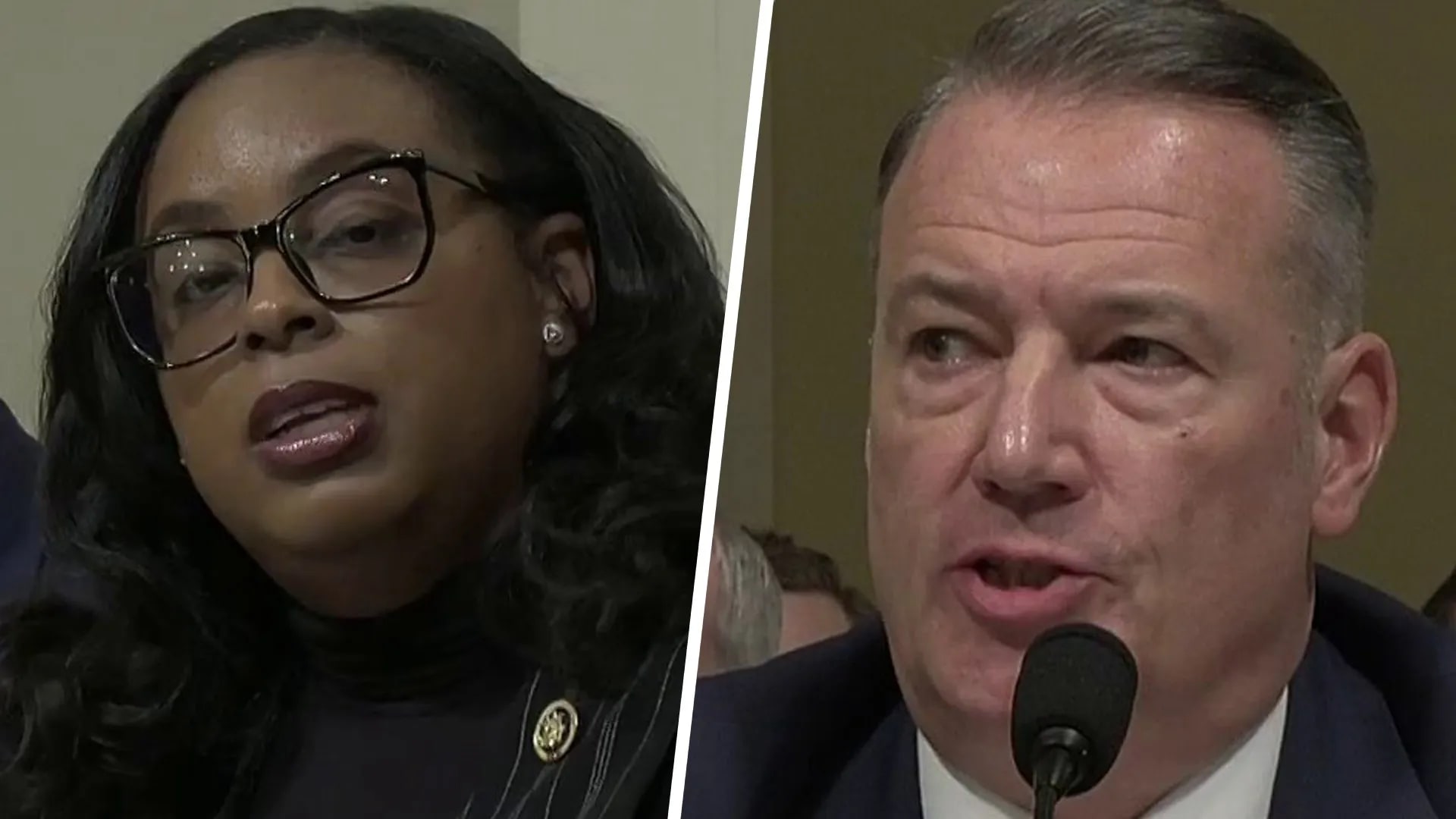 Rep. LaMonica McIver and Todd Lyons