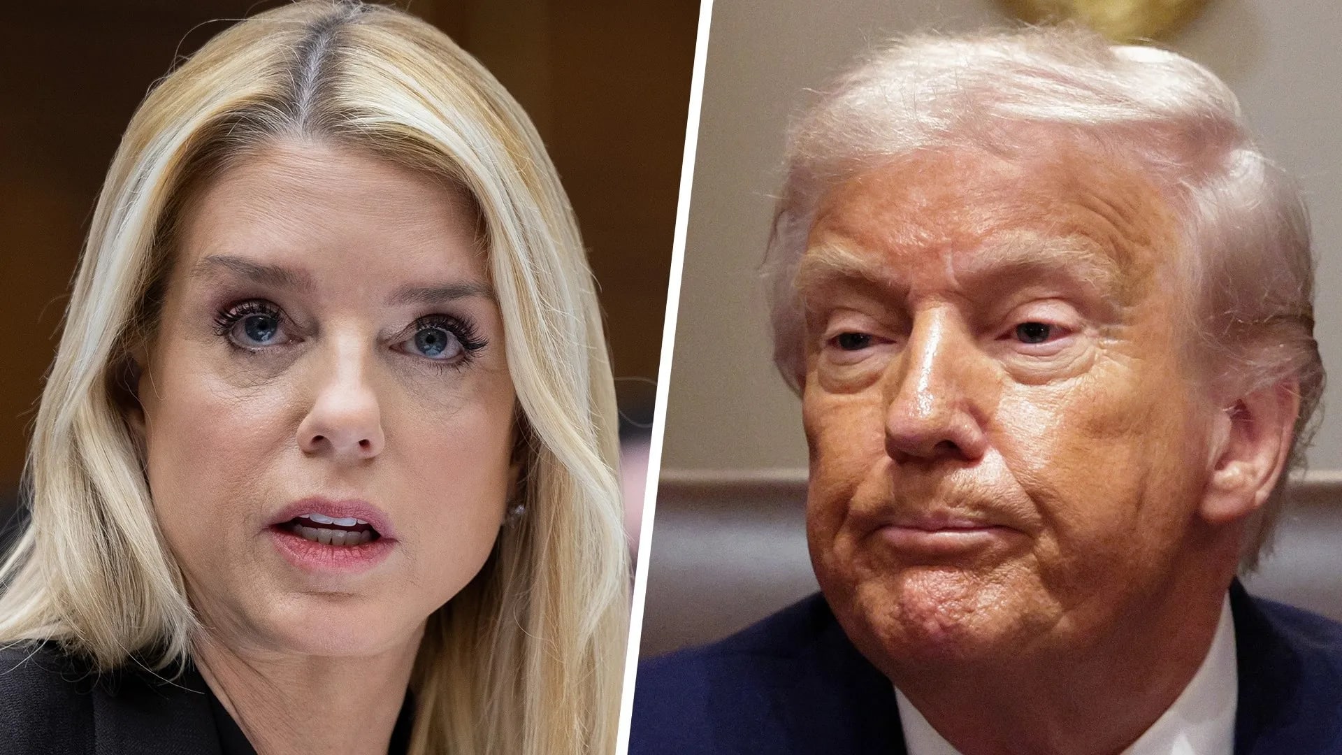 Attorney General Pam Bondi, President Donald Trump