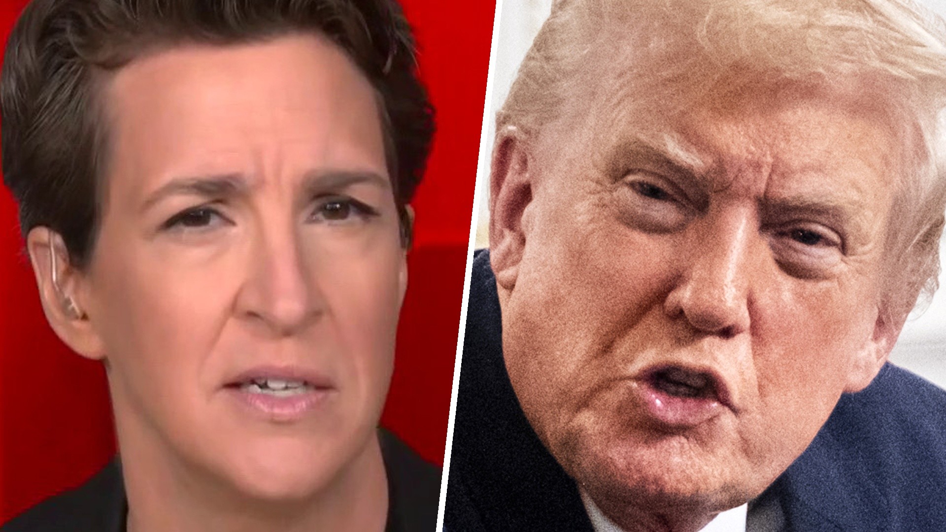 Rachel Maddow, President Donald Trump