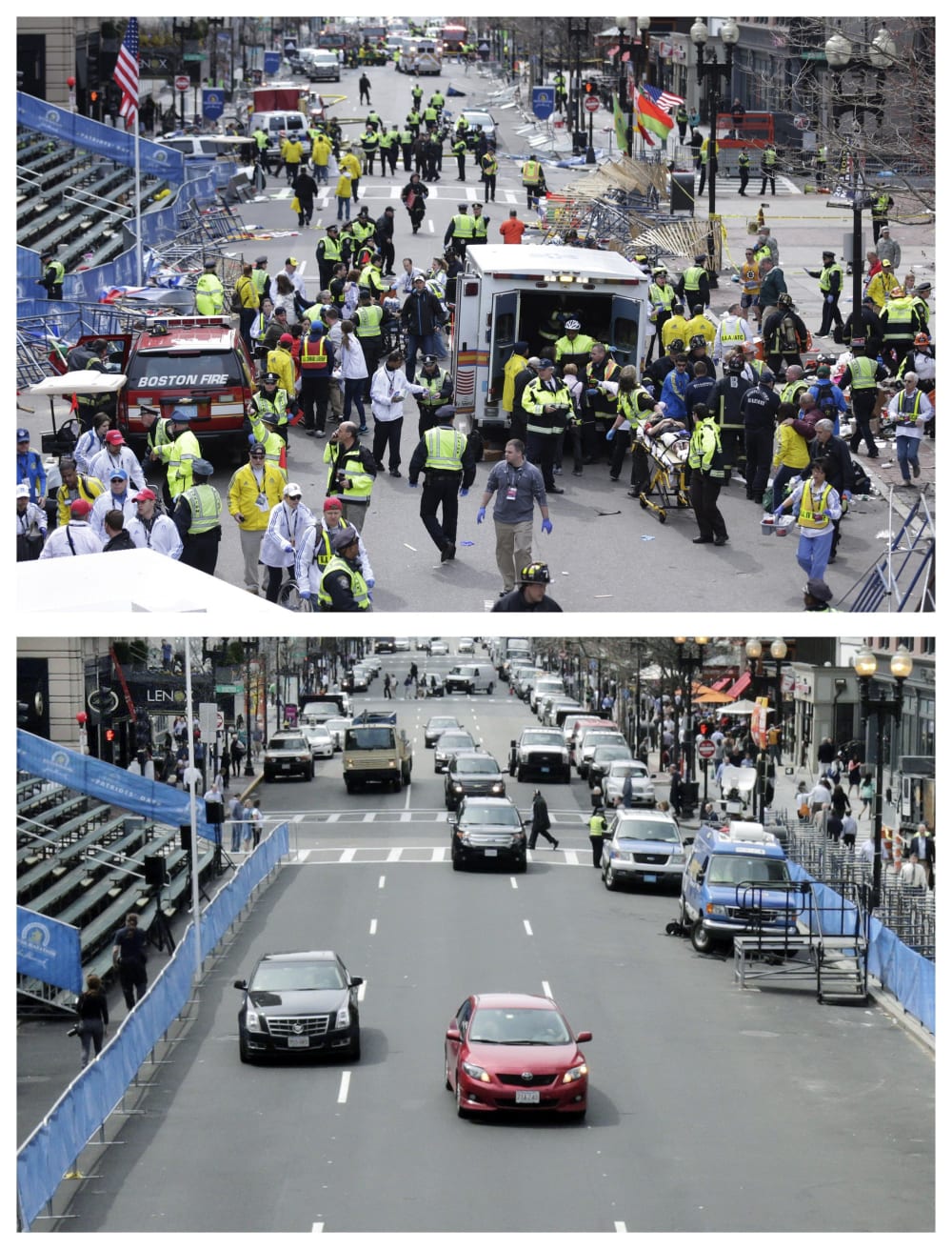 Image: Boston Marathon Then and Now