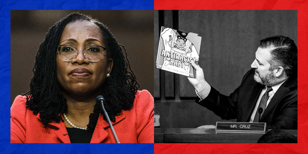 Ketanji Brown Jackson and Ted Cruz
