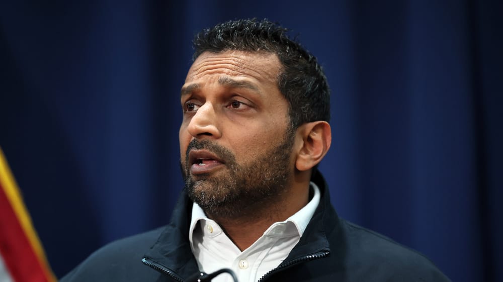 FBI Director Kash Patel speaks during a press conference on Oct. 23, 2025, in New York City.