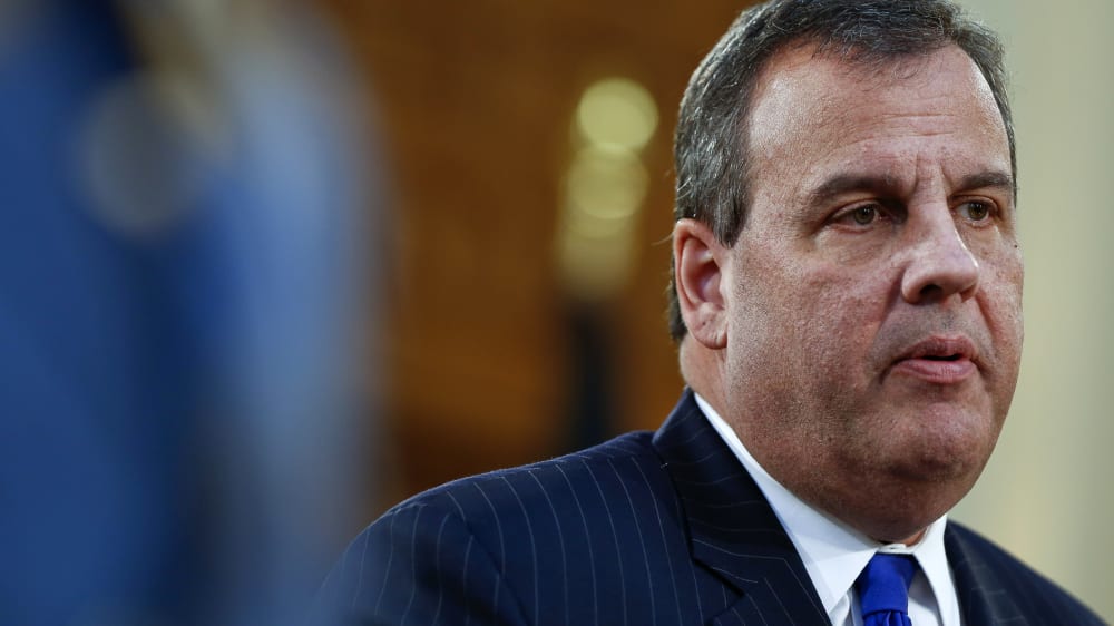 New Jersey Gov. Chris Christie delivers his budget address for fiscal year 2016 to the Legislature, Feb. 24, 2015 at the Statehouse in Trenton, NJ. (Photo by Jeff Zelevansky/Getty)