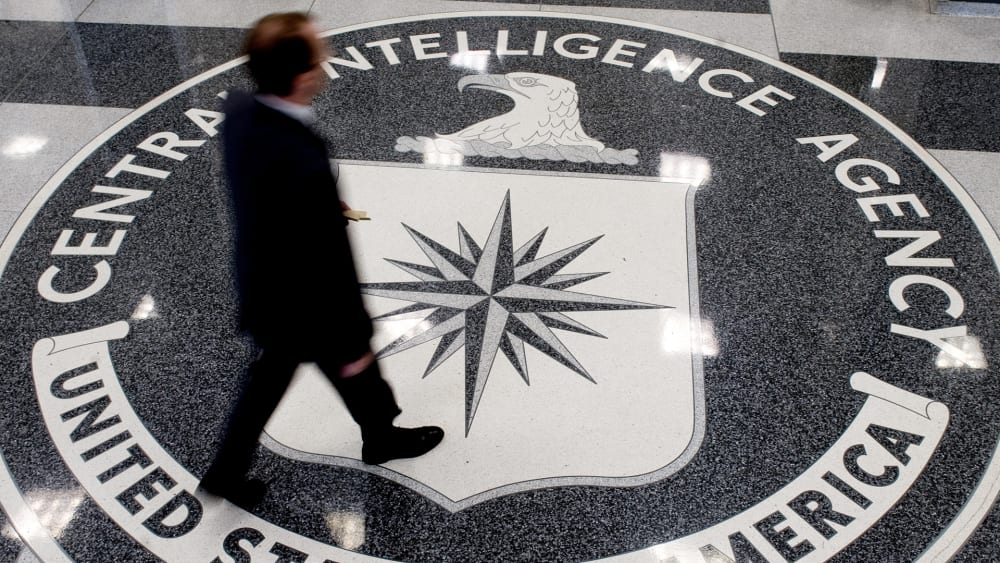 A man crosses the Central Intelligence A