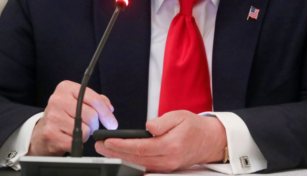 Image: U.S. President Trump hosts roundtable discussion on the reopening of U.S. economy at the White House in Washington