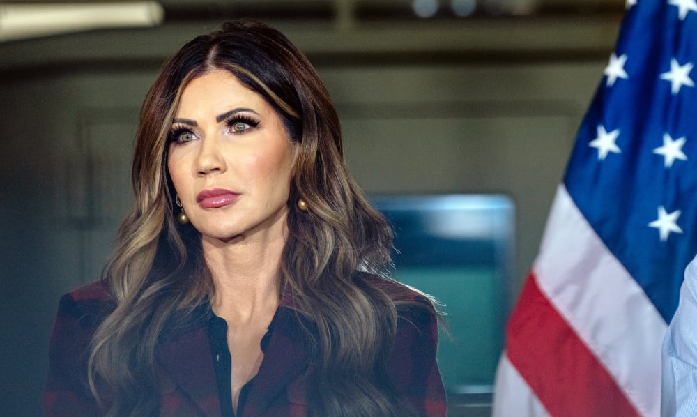 U.S. Secretary of Homeland Security Kristi Noem.