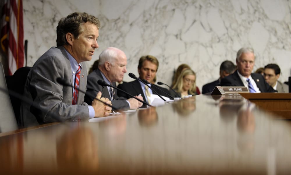 Rand Paul, John McCain, Jeff Flake, Ron Johnson