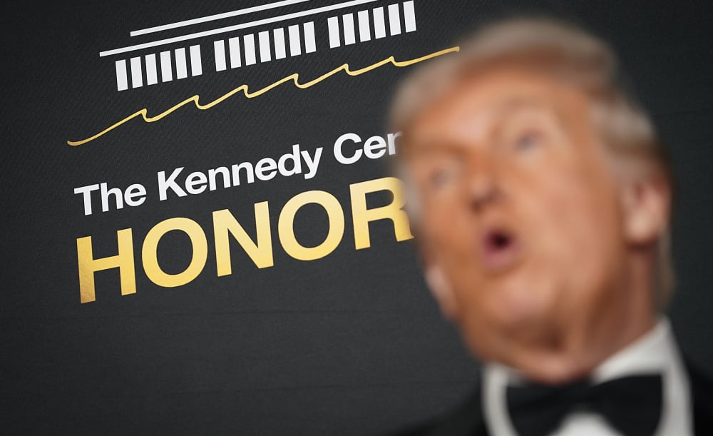 U.S. President Donald Trump attends the 48th annual Kennedy Center Honors at the Kennedy Center