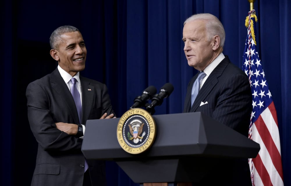 Image: Vice President Joe Biden and President Barack Obama at the White House in 2016.