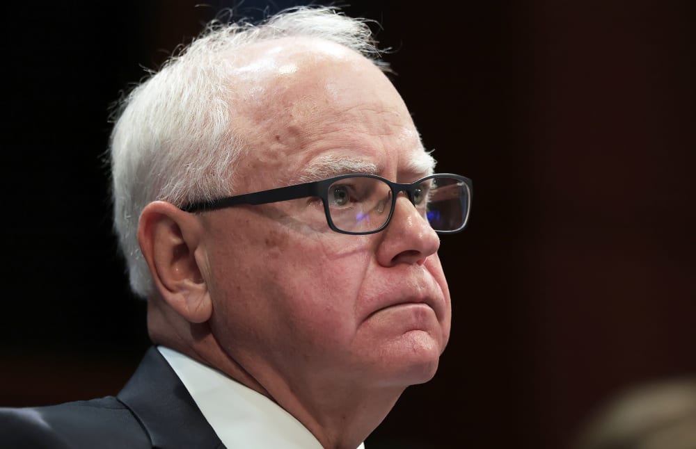 Minnesota Gov. Tim Walz during a hearing on June 12, 2025 at the U.S. Capitol.