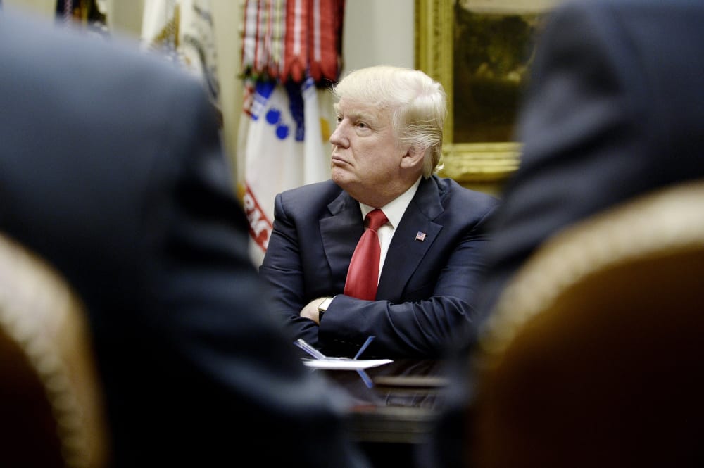 Image: President Trump Meets With The National Association of Manufacturers