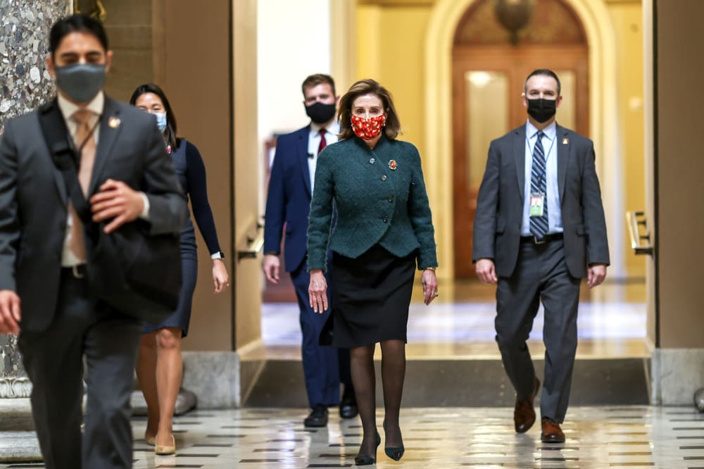 Image: House Members Meet To Consider Increasing Covid-19 Stimulus Payments After President Trump Signs Relief Bill