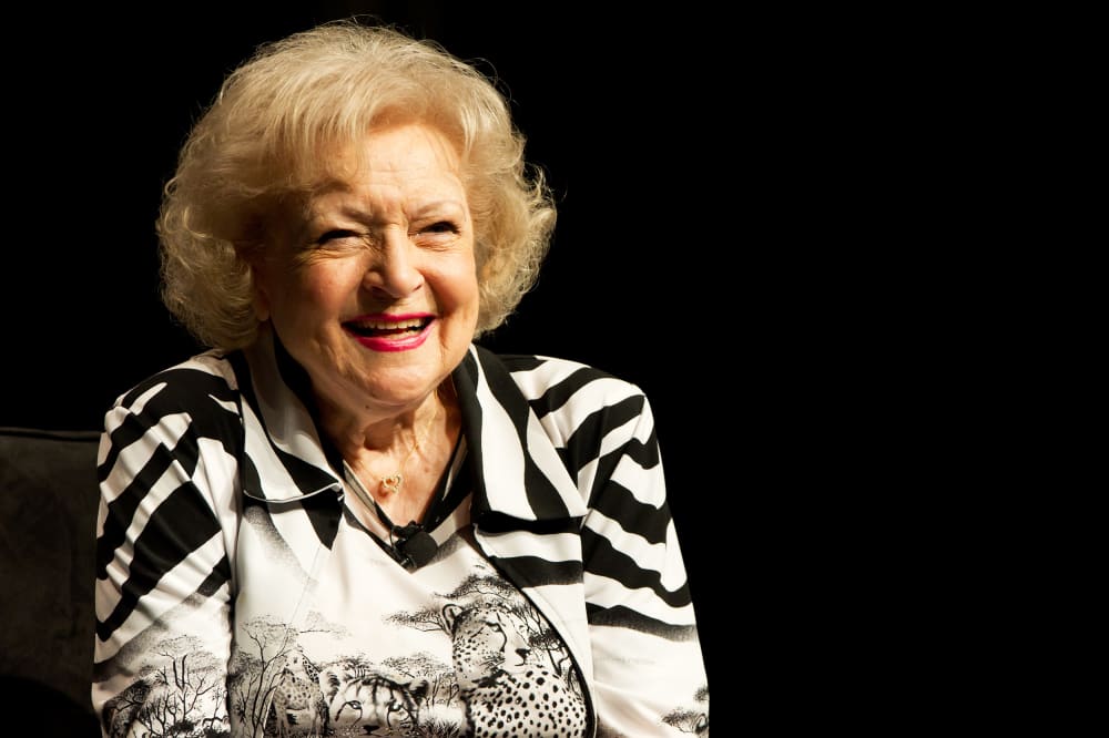 Betty White attends an event in Philadelphia on March 17, 2012.