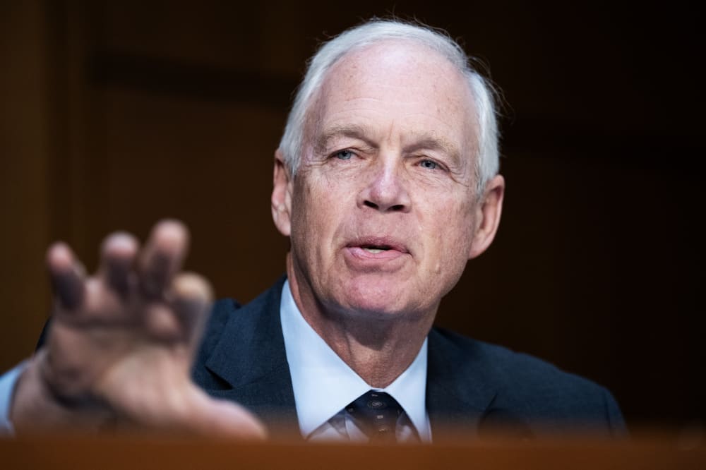Sen. Ron Johnson, R-Wis., speaks during the Senate Special Committee on Aging hearing.