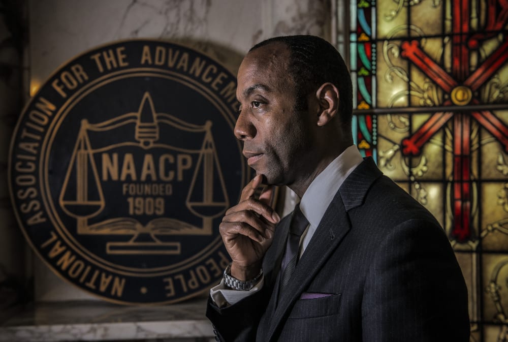 Cornell William Brooks, the new NAACP President, at their headquarters on July, 11, 2014 in Baltimore, MD. (Photo by Bill O'Leary/The Washington Post)