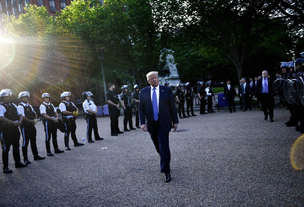 Image: US-TRUMP-MINORITIES-POLICE-politics-DEMONSTRATION