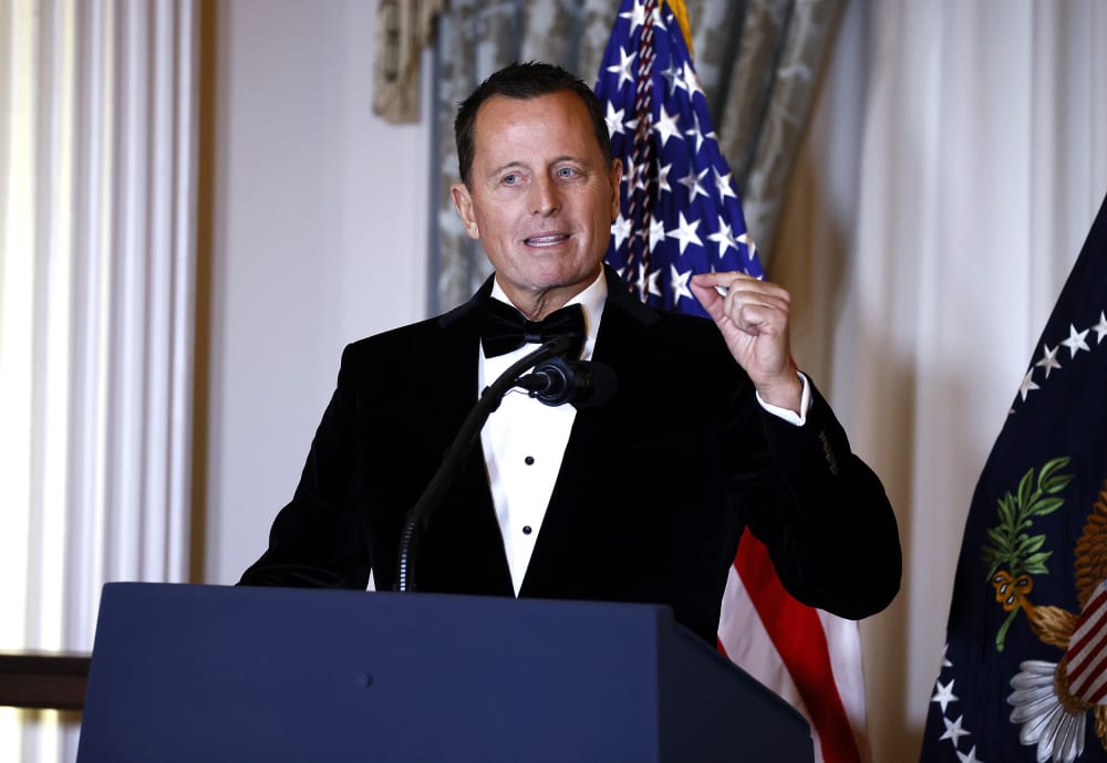 Ambassador Richard Grenell, Kennedy Center President, speaks at the 48th Kennedy Center Honors Medallion Reception.