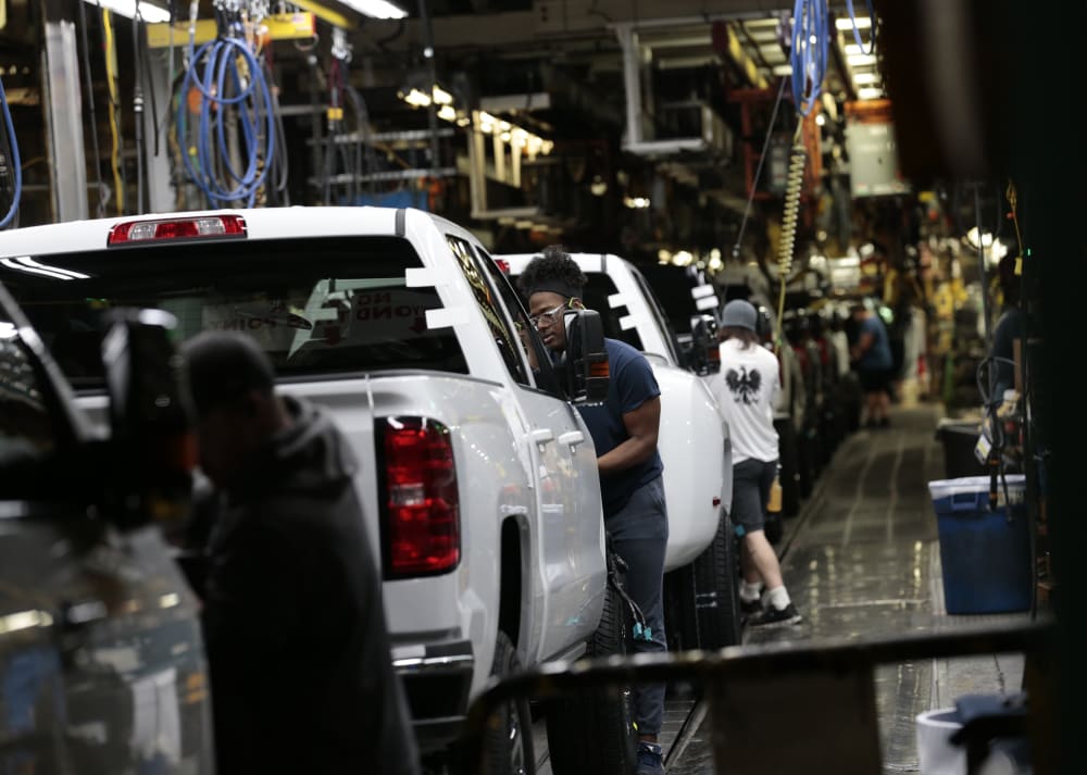 Image: GM assembly line