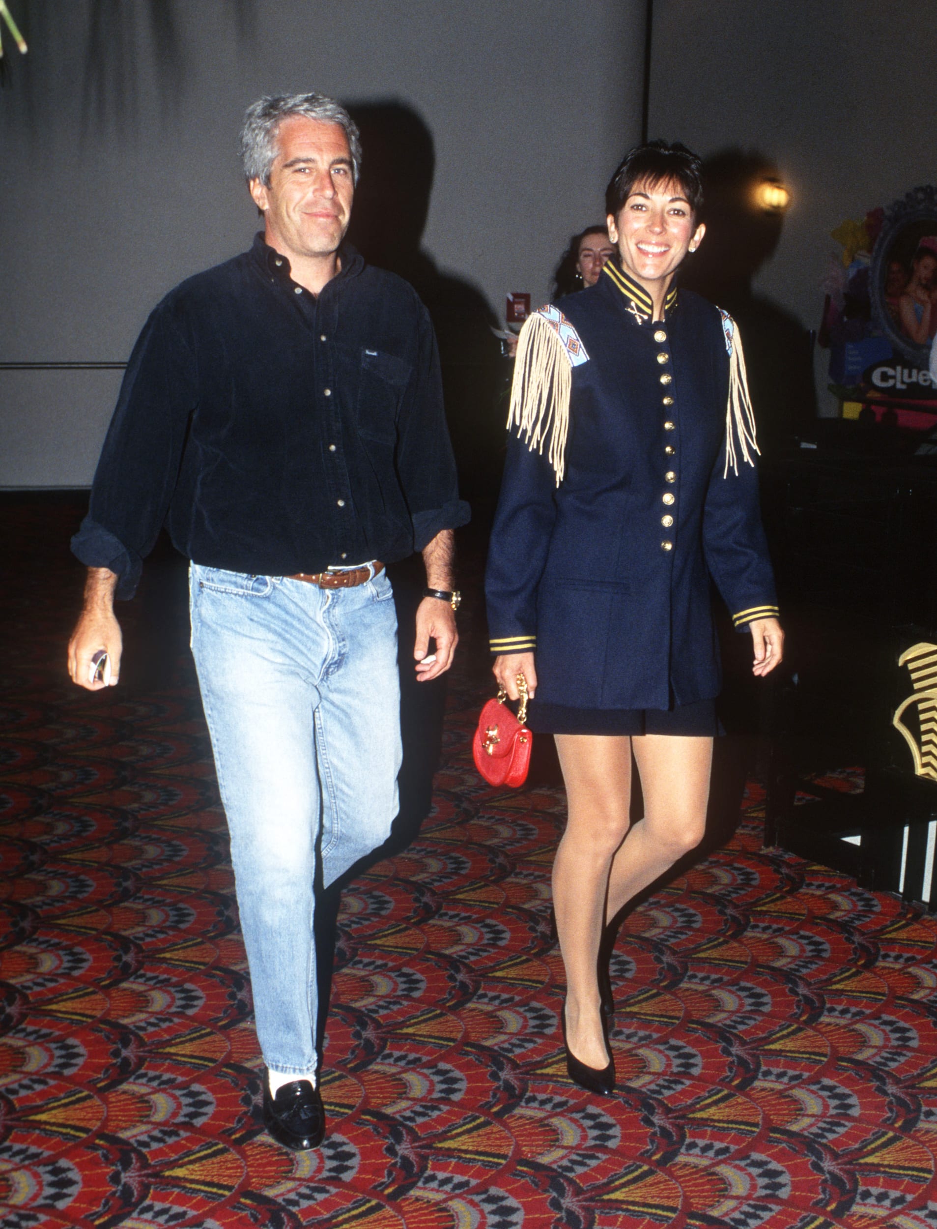 Jeffrey Epstein and Ghislaine Maxwell in 1995.
